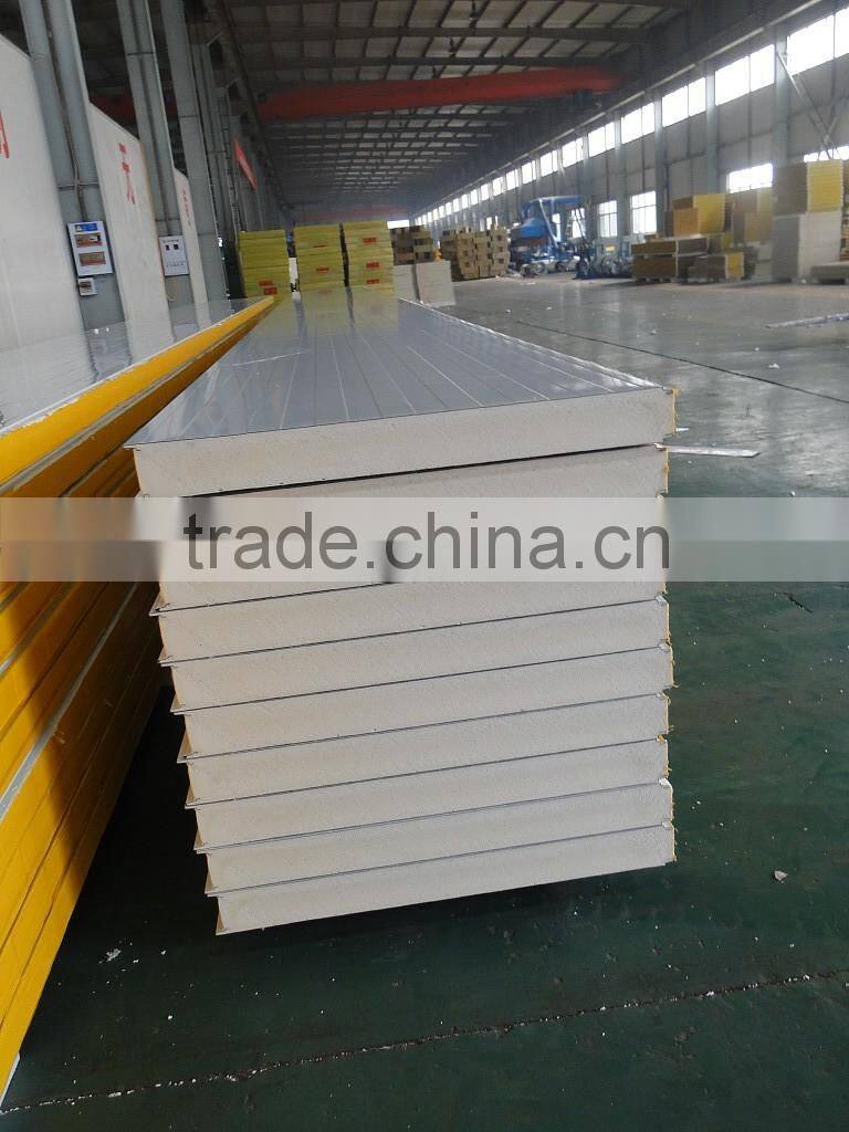 PU coolroom / coldroom sandwich panel for large size coldroom use