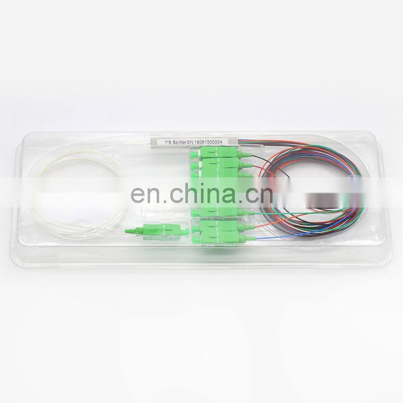 Cheap Factory Price 1*8 Optical Splitter SC UPC APC Fiber PLC Splitter