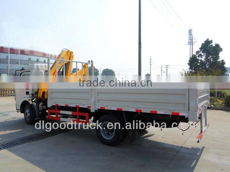 Dongfeng truck mounted crane 3.2Tons for sale