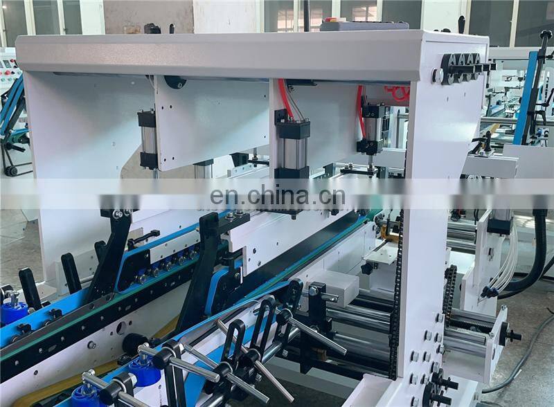 UFG800B Automatic Anti-heat Hot Coffee Insulated Paper Cup Carton Sleeve Fan Folder Gluer Making Machine