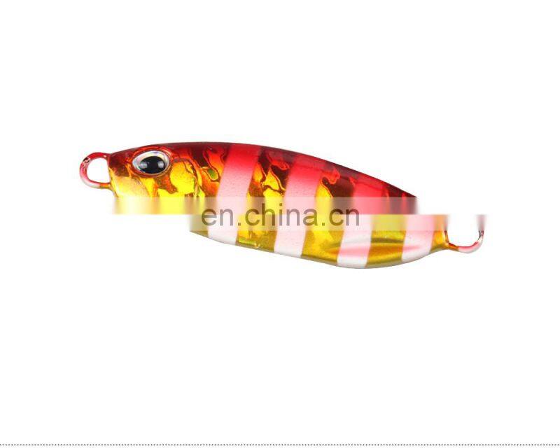JOHNCOO 10G/20G/30G/40G/60G Lead Metal Jigging Lure Slow Pitch Saltwater/Freshwater Fishing Lure Hard Bait