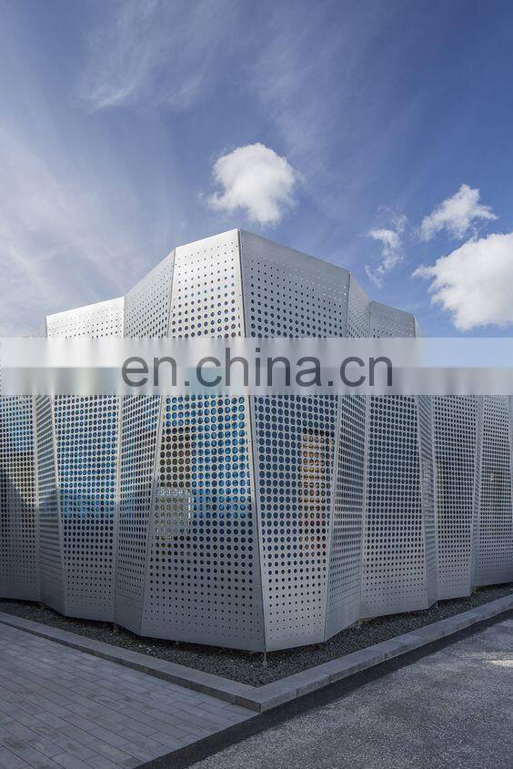 Quality Assurance Decorative aluminum perforated metal screen mesh