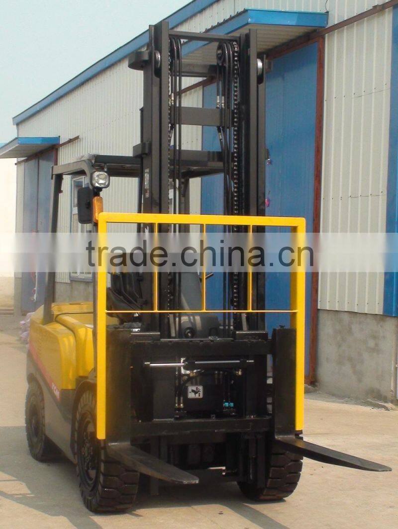 Forklift attachment hang on sideshifter