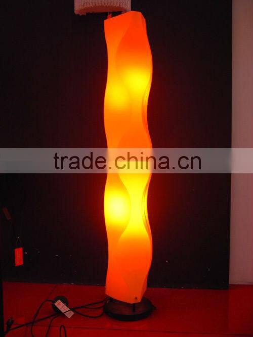 colorful plastic floor standing lamp / lamppost