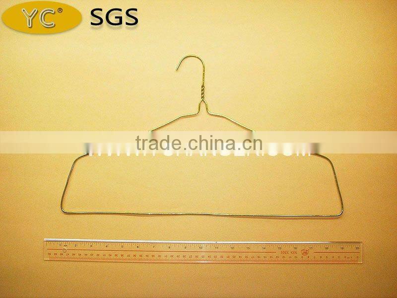 (GT-DR18G) 18" gold tone dry cleaner drapery wire hanger