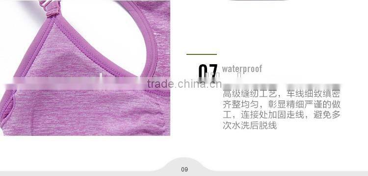 Sublimation Sexy Sports Bra Wholesale Custom Yoga bra for girls