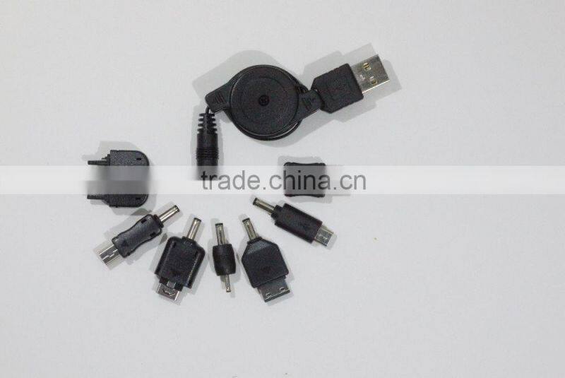 7 Pin different Adapter plug for Sony , for Blackberry , for Sansung and for LG adapter