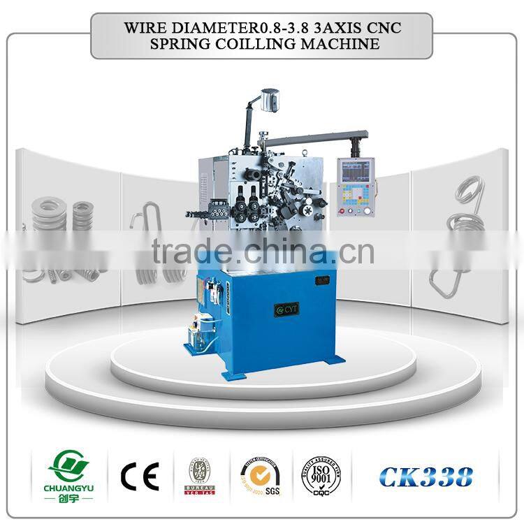 Hot selling automatic spring coiling machine