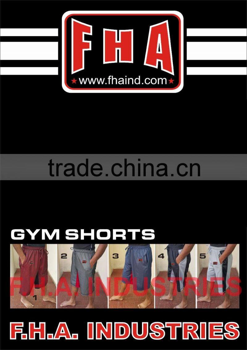 Men's Gym Shorts Bodybuilding Fitness Cross Fit pants Custom Sweat Short Men's Bottom / Brief by FHA INDUSTRIES PAKISTAN