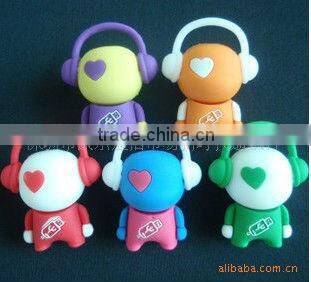 OEM Gadget Cute Cartoon 512mb/128gb usb flash drive for Promotional teachers Gift