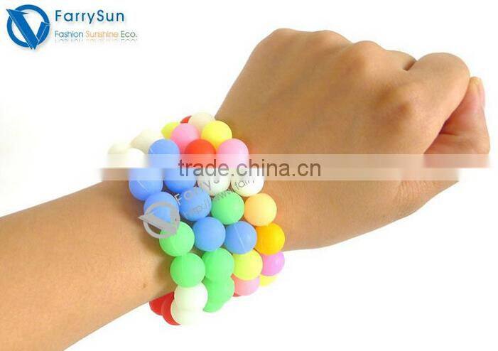 2016 Special offer Silicone promotional gift /bead bracelet