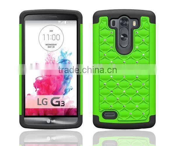 Fashion Allure Diamond Bling back case cover for LG G3