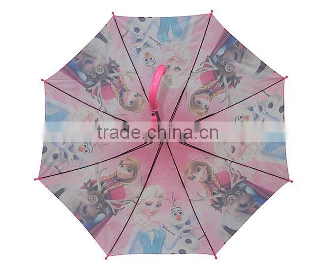 2015 New products frozen kids umbrella,cartoon kid umbrella