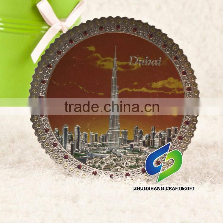 glass butterfly magnet for home decoration