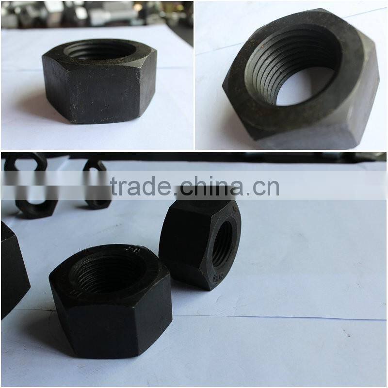black large size heavy hex jam nut(DIN6935)