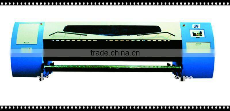 outdoor high resolution wide format solvent flex sticker printing machine