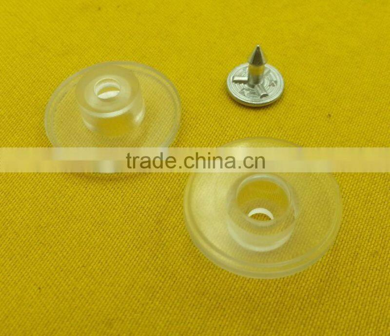 19mm Transparent Plastic Jeans Tack Button --- P4291