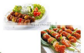 Automatic yakitori chicken grill machine, rotary bbq grill machine, kebab making machine