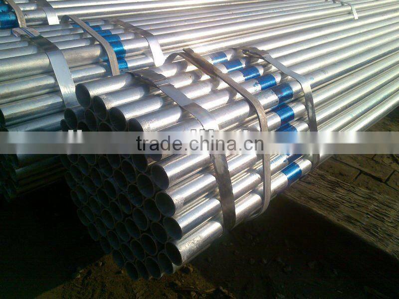 Scaffold Round Steel Tubes/ Galvanized/Black annealed