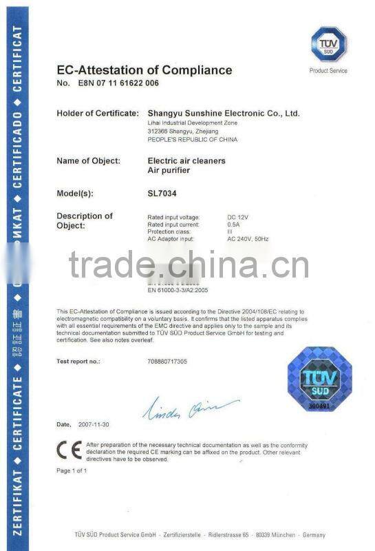 Ozone Generator Air Ionizer Purifier Indoor Air Cleaner