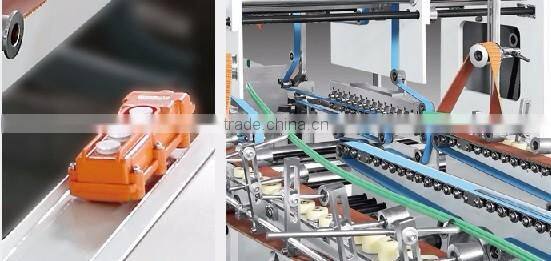 ZH-1450AC-II good price ManufactureHigh-Speed Automatic carton box folder gluer machine for 4 6 corner box