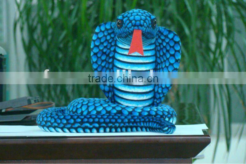 280cm lovely cotton print plush cartoon lifelike soft snake toy