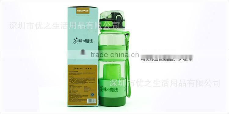 Best Price Personalized Outdoor tritan bottle with tea strainer