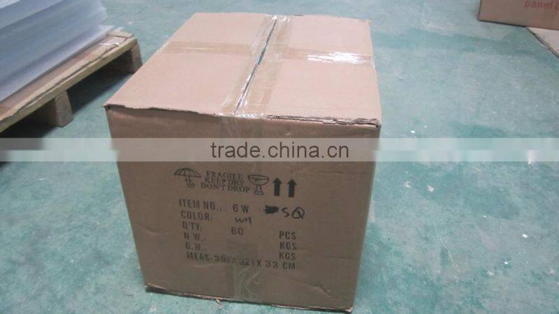 6W square Recessed LED panel light