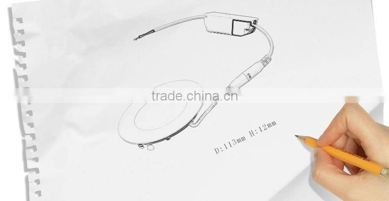 Dubai Market Round Recessed LED Panel Ceiling Light