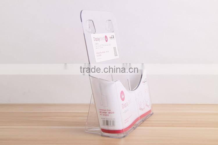 Custom T shape Plastic Centerpiece Display stand Card stand