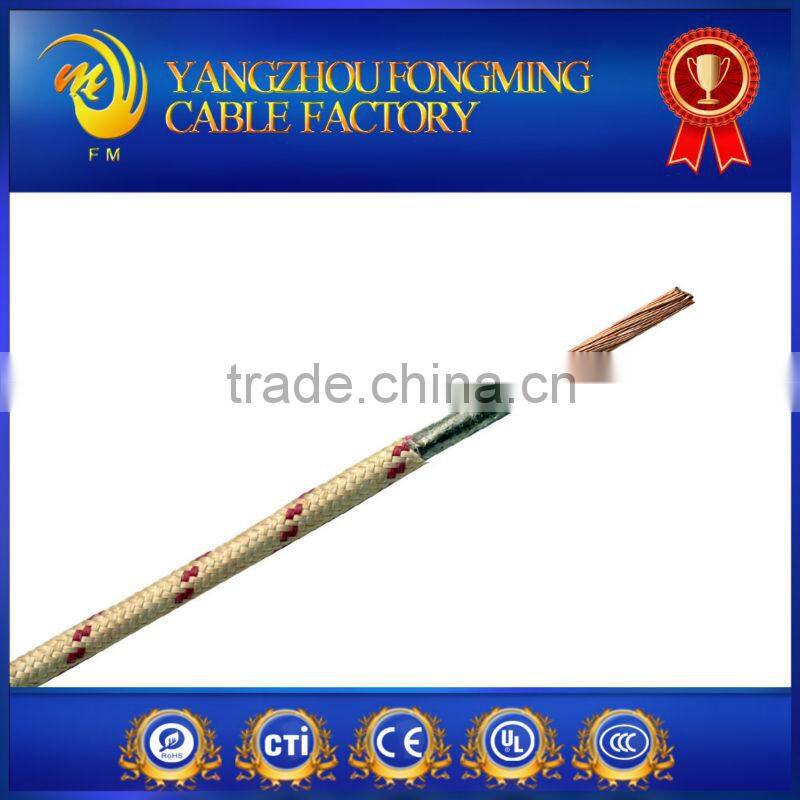 600v Ul5107 High Temperature braided Electric Wires and cables