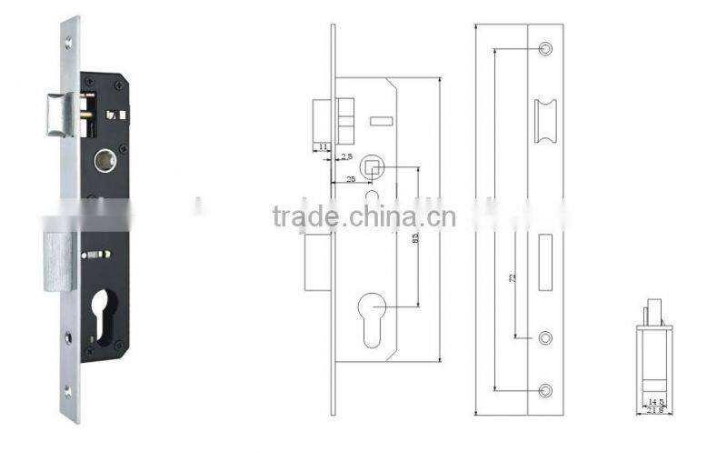 stainless steel door lock
