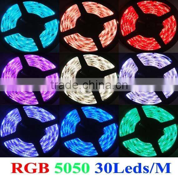 SMD 5050 30/60/120 flexible IP65/IP68 waterproof led strip