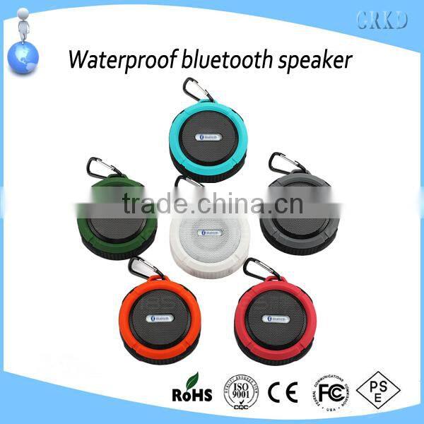 Fashion design waterproof bluetooth shower speaker