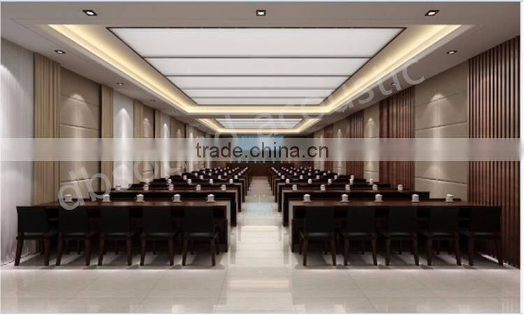wpc acoustic decorative wall panels for meeting room