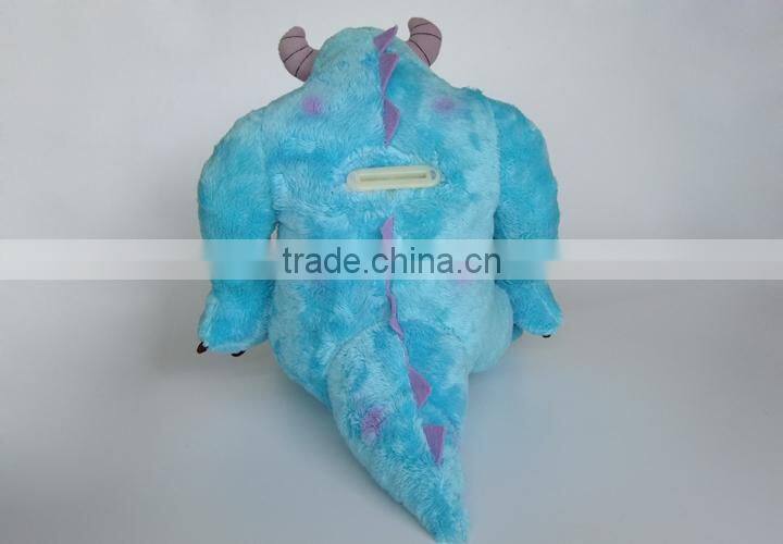 plush music money box coinsaver saving box