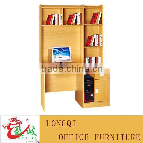 combination office table with filing cabinet