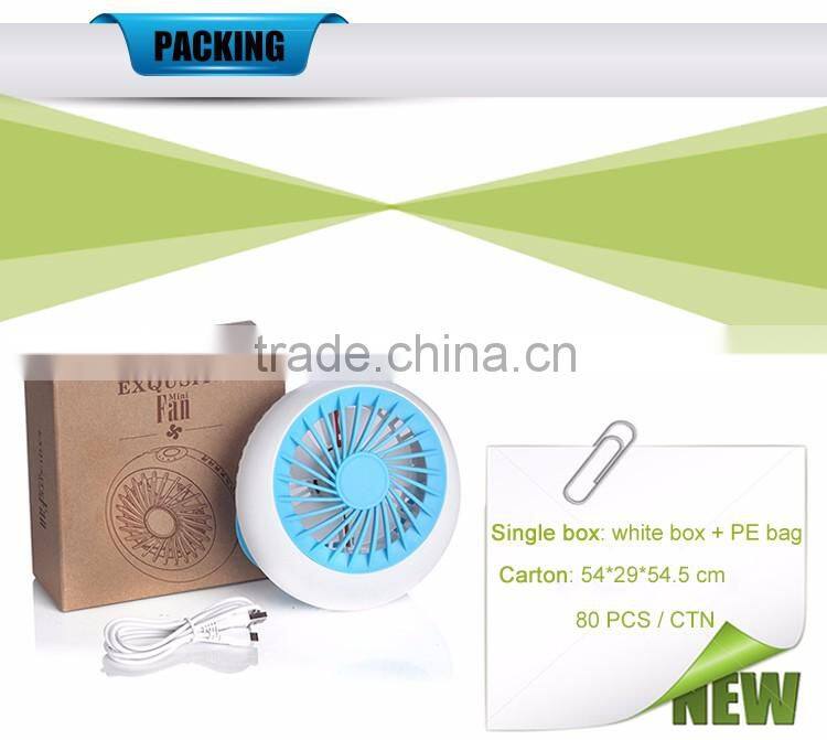 PC Material and Electric Power Source Mini USB Fan