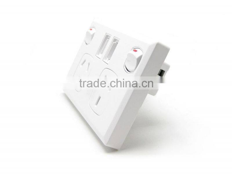 Hot Sale for Australian Usb Wall Socket Power Point with Usb Port
