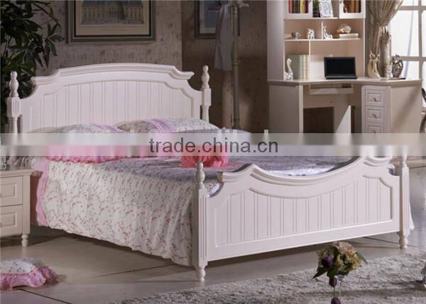 sample design bedroom set /child lovely bedroom set with study table H201