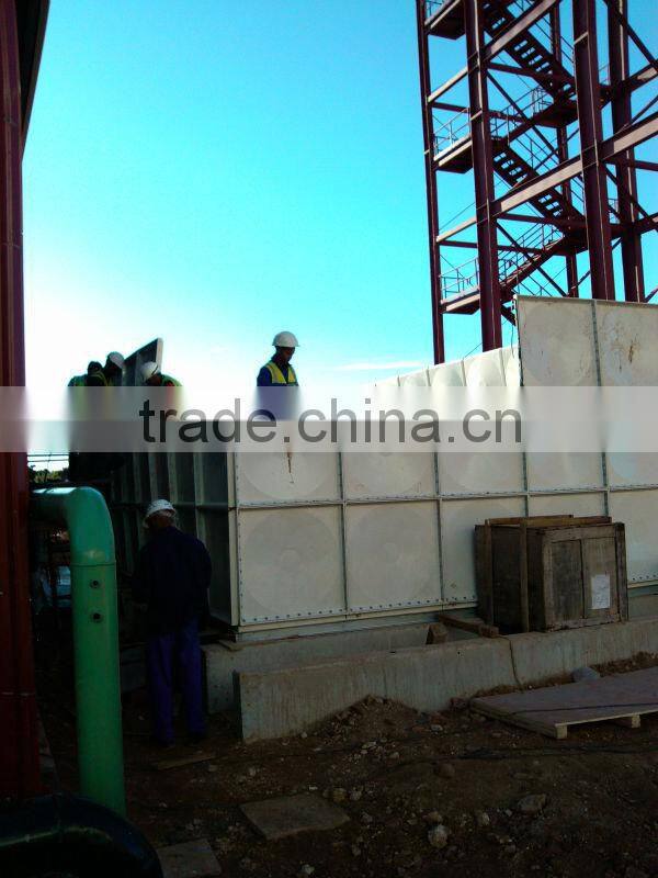 GRAD fiberglass panels water tank