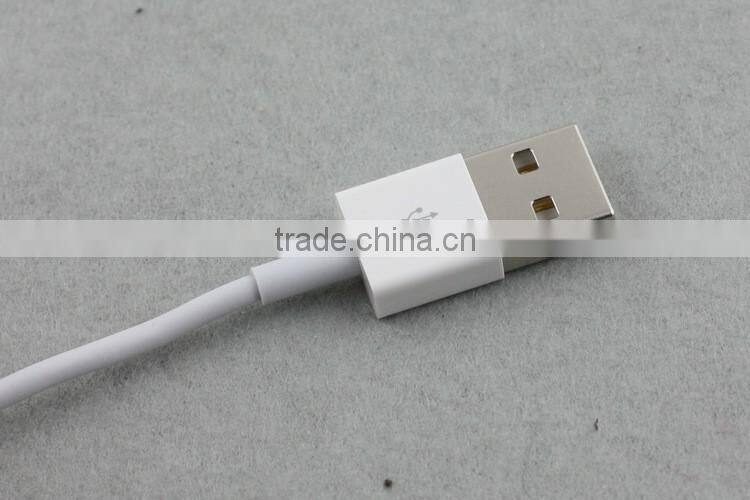 Top quality usb cable types support latest ios8 data sync Genuine 8 pin usb cable for iphone 5