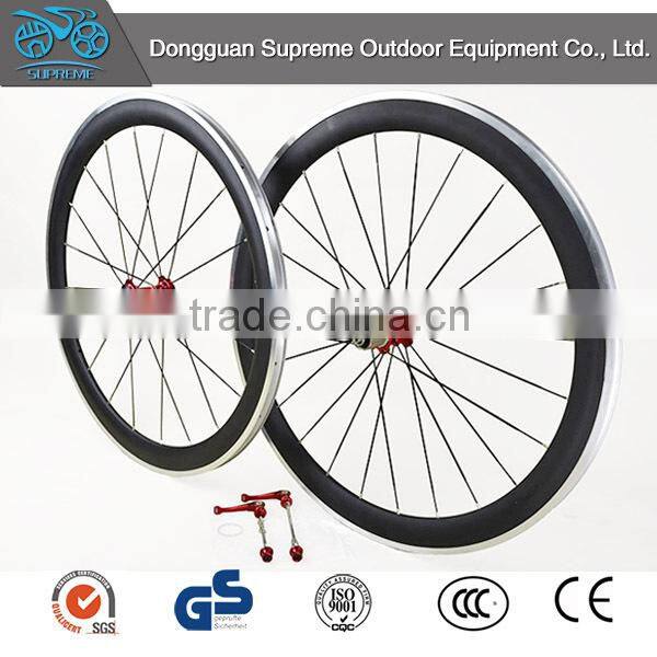 Hotsale!Carbon fiber road bike wheels 50mm 700c good quality!