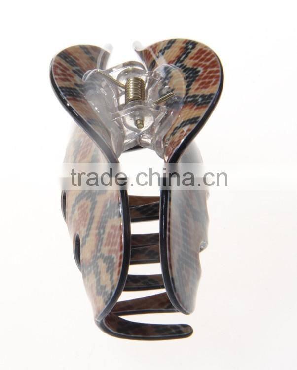 ladies fancy leopard vintage hair claw clips hair clips