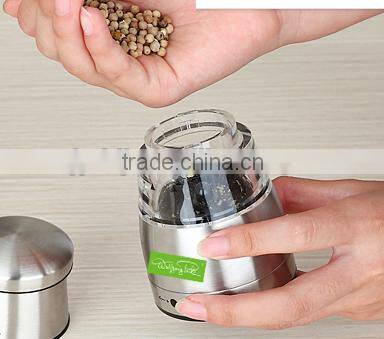 Stainless Steel Pepper & Salt Mill and with Ceramic Grinder