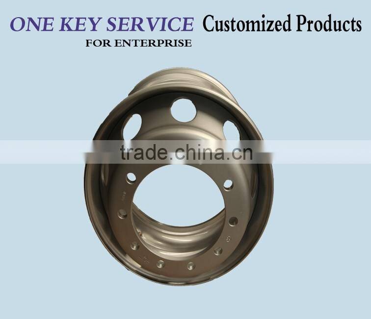 LOTOUR brand steel truck wheels & rims 19.5x6.75 19.5x7.50 for Dong feng