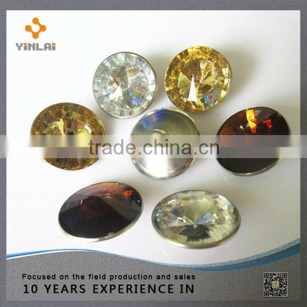 New style rhinestone clothing buttons for decoration