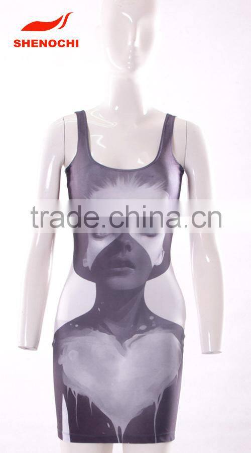 girl party wear western dress gym singlets