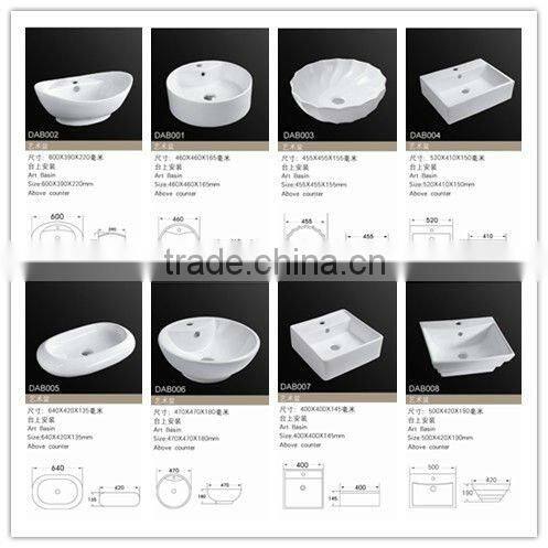 DAB001 Ceramic art Basin