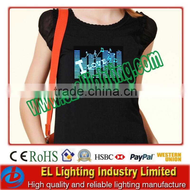 100% cotton el-t-shirt,fashion women el t-shirt,high quality